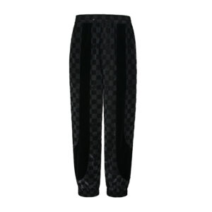 루이비통 【잔디집2】 다미에 플록드 테크니컬 트랙 팬츠（세븐）