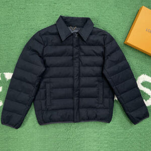 루이비통 【잔디집】 블루종 울-실크 블렌드 라이트 다운 (레어)