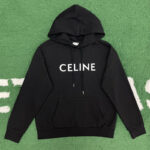 셀린느 【잔디집】 코튼 플리스 루즈핏 후드티（레어）