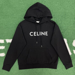 셀린느 【잔디집】 코튼 플리스 루즈핏 후드티（레어）