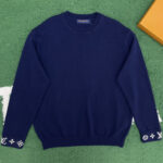 루이비통 【잔디집】 LV 모노그램 플라워 캐시미어 풀오버 니트（레어）