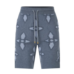 루이비통 【잔디집2】 텍스처드 코튼 니트 숏 팬츠（세븐）