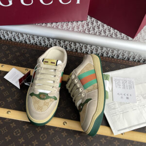 구찌 【잔디집】 GG 캔버스 스크리너 뮬（레어）