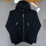 루이비통 【TJ공장】 엠브로이더드 펄 코튼 후드 집업（터보）