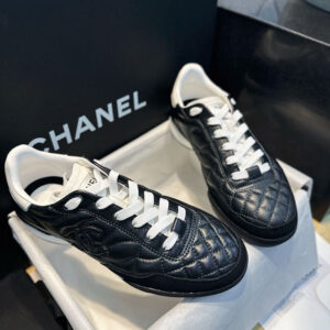 샤넬 【TJ공장】 24A CC로고 퀼팅 스니커즈（터보）