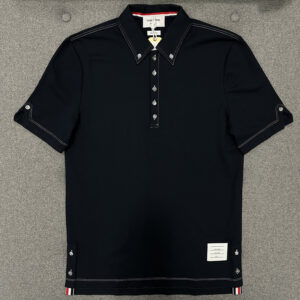 톰브라운 【TJ공장】 (터보) 울 테크 콘트라스트 스티치 폴로 셔츠