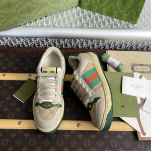 구찌 【잔디집】 GG 캔버스 스크리너 스니커즈（레어）