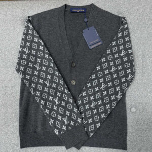 루이비통 【TJ공장】 모노그램 믹스 캐시미어 V넥 가디건（터보）