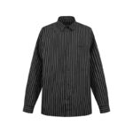 발렌시아가 【잔디집2】 스트라이프 플랫그라운드 셔츠（세븐）