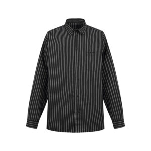 발렌시아가 【잔디집2】 스트라이프 플랫그라운드 셔츠（세븐）