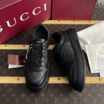 구찌 【잔디집】 GG 캔버스 스니커즈 블랙 GG 수프림（레어）