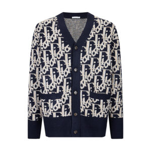 디올 【잔디집2】 오블리크 울 가디건（세븐）