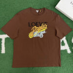 로에베 【잔디집】 파울라스 이비자 로고 반팔 티셔츠（레어）