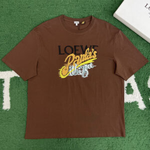 로에베 【잔디집】 파울라스 이비자 로고 반팔 티셔츠（레어）