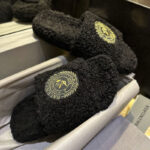 발렌시아가 [터보공장] 로고 퍼리 슬라이드 샌들  (TJ공장)