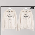 프라다 【YD공장】 후디 코튼 로고 플리스
