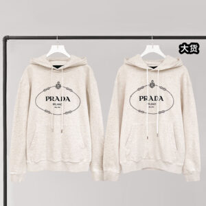 프라다 【YD공장】 후디 코튼 로고 플리스