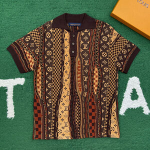 루이비통 【잔디집】 숏 슬리브 폴로 셔츠（레어）