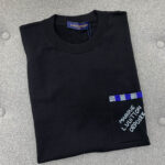 루이비통 [TJ공장] 엠벨리시드 크루넥 쇼트 슬리브드 코튼 반팔