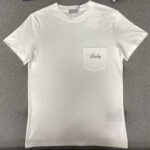 디올 【TJ공장】 포켓 디올링 리브드 크루넥 반팔 티셔츠（터보）