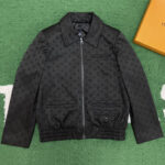 루이비통 【잔디집】 모노그램 자카드 울 블루종 자켓（레어）