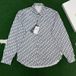 디올 【잔디집】 오블리크 실크 트윌 셔츠（레어）