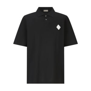 디올 【잔디집2】 CD 다이아몬드 반팔 폴로 셔츠（세븐）