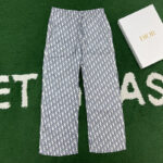 디올 【잔디집】 오블리크 실크 트윌 팬츠（레어）