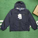 버버리 【잔디집】 리버서블 후드 자켓 체크 패턴 （레어）