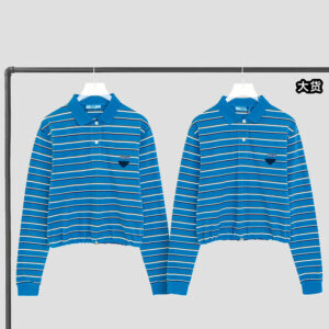 프라다 【YD공장】 스트라이프 폴로 셔츠 코튼