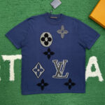 루이비통 【잔디집】 모노그램 숏 슬리브드 니티드 크루넥（레어）