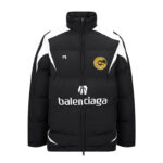 발렌시아가 【잔디집2】 사커 푸퍼 다운 패딩 자켓（세븐）