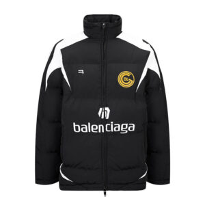 발렌시아가 【잔디집2】 사커 푸퍼 다운 패딩 자켓（세븐）