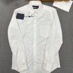 루이비통 [TJ공장] 1AFJVF 엠브로이더드 롱 슬리브드 코튼 셔츠