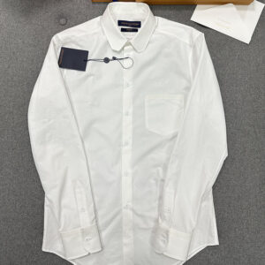 루이비통 [TJ공장] 1AFJVF 엠브로이더드 롱 슬리브드 코튼 셔츠