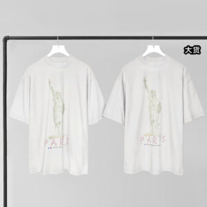 발렌시아가 [YD공장] 파리 미디엄 핏 티셔츠 리버티 오프화이트