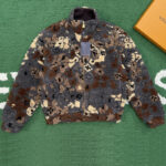 루이비통 【잔디집】 x 니고 LV 리버서블 플리스 블루종（레어）