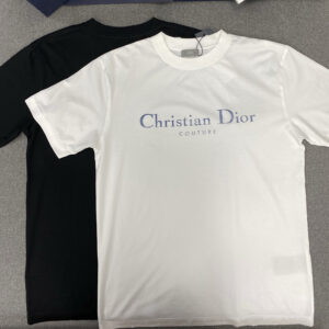 디올 【터보】 Couture 꾸뛰르 디스트레스드 이펙트 반팔 티셔츠（TJ공장）