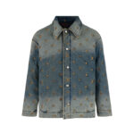 루이비통 【잔디집2】 페딩 모노그램 데님 오버셔츠（세븐）
