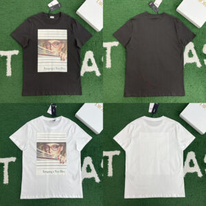 디올 【잔디집】 헤리티지 프린트 반팔 티셔츠（레어）