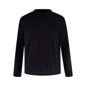 프라다 【잔디집2】 트라이앵글 로고 디스트레스 코튼 저지 티셔츠 (세븐)