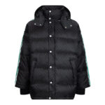 구찌 【잔디집2】 GG 나일론 자카드 웹 패딩 자켓（세븐）