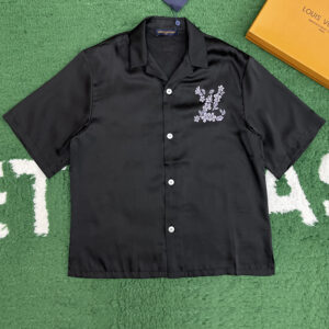 루이비통 【잔디집】 LV 시그니처 플라워 프린트 실크 셔츠 (레어)