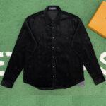 루이비통 【잔디집】 다운 롱 슬리브드 코듀로이 셔츠 (레어)