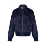 로에베 【잔디집2】 코튼 캐시미어 벨벳 자켓（세븐）