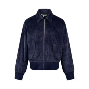 로에베 【잔디집2】 코튼 캐시미어 벨벳 자켓（세븐）