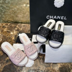 샤넬 【Happy】 25P CC로고 체인 슬리퍼 （TJ공장）