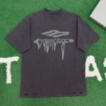 발렌시아가 【잔디집】 3B 리퀴파이드 오버사이즈 반팔 티셔츠（레어）