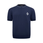 디올 【잔디집2】 CD 다이아몬드 반소매 스웨터 반팔 니트（세븐）