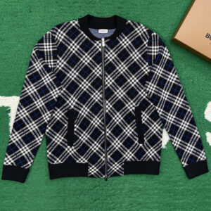 버버리 【잔디집】 봄버 자켓 체크 울 블렌드 (레어)